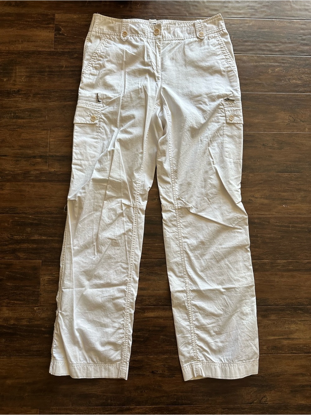 Talbots White Women's Cargo Pants